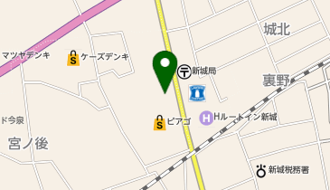 ココカラファイン ピアゴ新城店の地図画像
