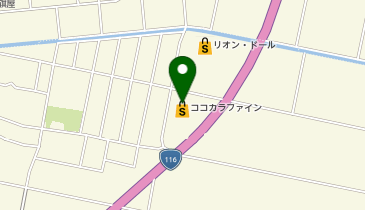 ココカラファイン 西川店の地図画像