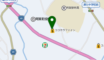 ココカラファイン 津川店の地図画像