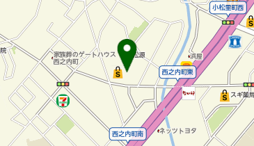 ココカラファイン 岸和田西之内店の地図画像