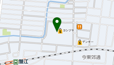 ココカラファインヨシヅヤ JR蟹江駅前店の地図画像