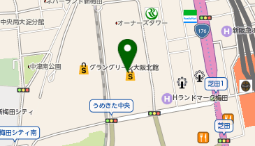 ココカラファイン薬局 グランフロント大阪店の地図画像
