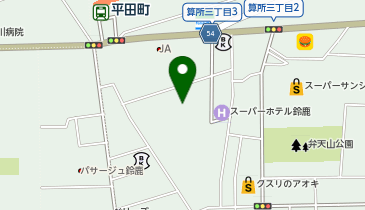 ココカラファイン 平田店の地図画像