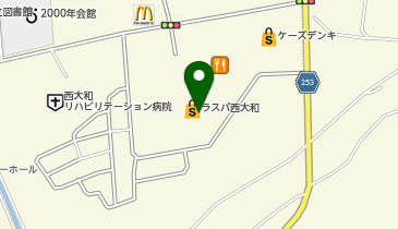 ココカラファイン ラスパ西大和店の地図画像