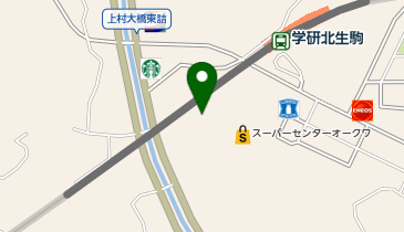 ココカラファイン 北生駒店の地図画像