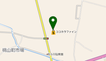ココカラファイン 桃山店の地図画像