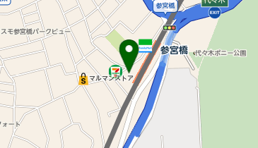 ココカラファイン 参宮橋店の地図画像