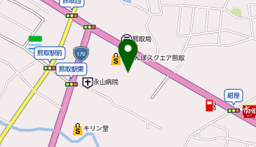ココカラファイン 熊取店の地図画像
