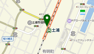 ココカラファイン プレイアトレ土浦店の地図画像