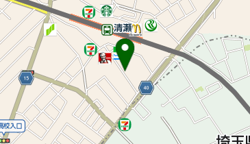 東邦薬局 清瀬松山店の地図画像