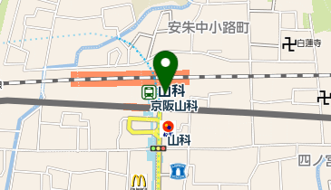 ココカラファイン JR山科駅前店の地図画像