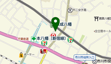ココカラファイン 京成八幡駅前店の地図画像