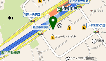 ココカラファイン エコールいずみ店の地図画像
