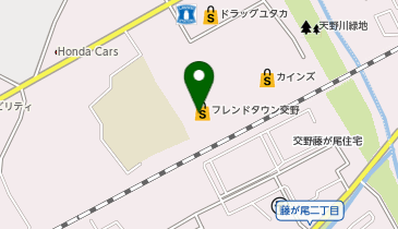 ココカラファイン フレンドタウン交野店の地図画像