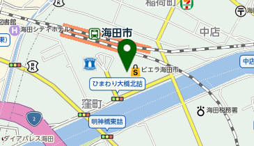 ココカラファイン 海田市駅前店の地図画像