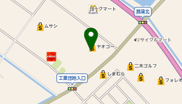 ココカラファイン 久喜菖蒲店の地図画像