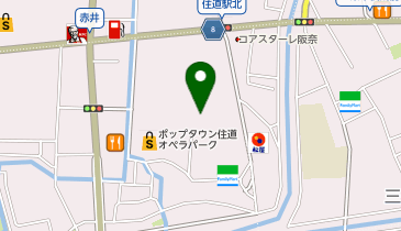 ココカラファイン 京阪百貨店すみのどう店の地図画像
