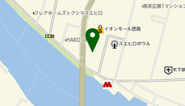 ココカラファイン イオンモール徳島店の地図画像