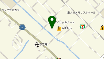 ココカラファイン 泉大津池浦店の地図画像