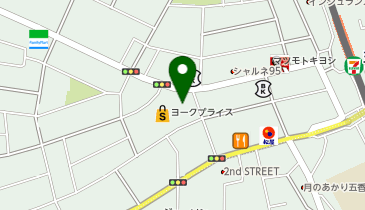 ココカラファイン ヨークプライス五香店の地図画像