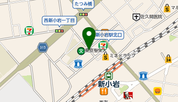 ココカラファイン薬局 新小岩駅前店の地図画像