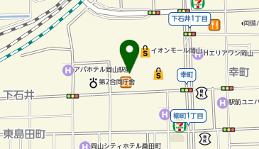 ココカラファイン イオンモール岡山店の地図画像