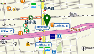 ココカラファイン 錦糸町パルコ店の地図画像