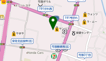 ココカラファイン サンリブ可部店の地図画像