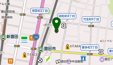 ココカラファイン 豊田GAZA店の地図画像