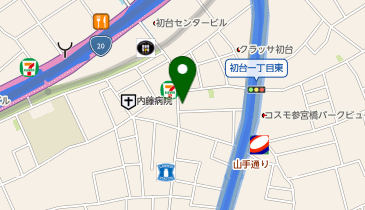 ココカラファイン 初台店の地図画像