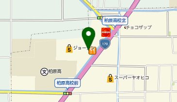 ココカラファイン 柏原本郷店の地図画像