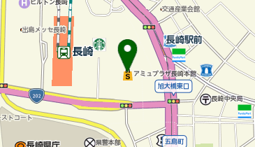 ココカラファイン アミュプラザ長崎店の地図画像