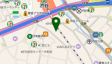 ココカラファイン 渋谷サクラステージ店の地図画像
