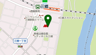 ココカラファイン BL&Lambda;NDE三郷店の地図画像