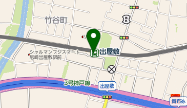 ココカラファイン 阪神出屋敷駅店の地図画像