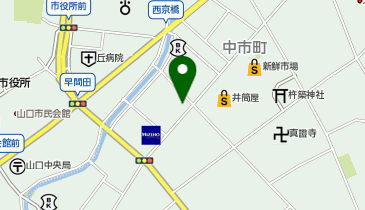 クスリ岩崎チェーン 山口米屋町店の地図画像