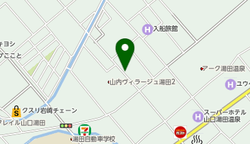 クスリ岩崎チェーン 山口湯田店の地図画像