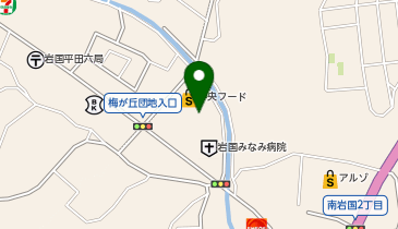 クスリ岩崎チェーン 岩国平田店の地図画像