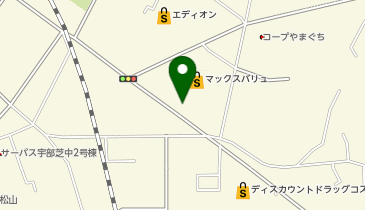 クスリ岩崎チェーン 宇部恩田店の地図画像