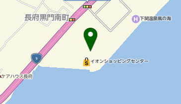 クスリ岩崎チェーン イオン長府店の地図画像