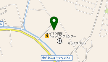クスリ岩崎チェーン 東広島高屋店の地図画像