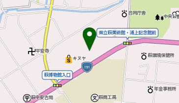 クスリ岩崎チェーン 萩ひやこ店の地図画像