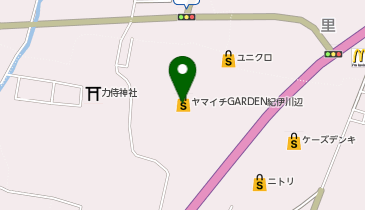 ココカラファイン 紀伊川辺店の地図画像