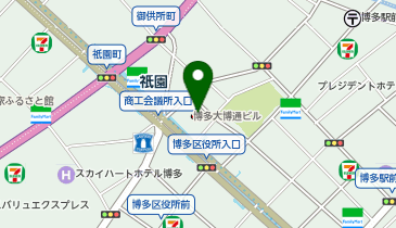 ココカラファイン 博多駅前1丁目店の地図画像