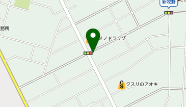 シメノドラッグ 黒部店の地図画像