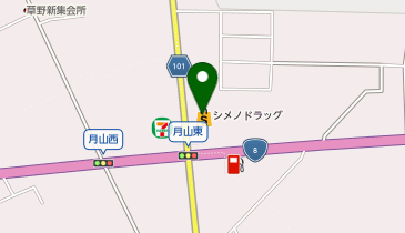 シメノドラッグ 朝日店の地図画像