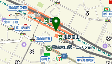 マツモトキヨシ とやマルシェ店の地図画像