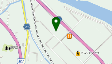 ドラッグストア マツモトキヨシ 箕輪店の地図画像