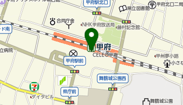 マツモトキヨシ セレオ甲府店の地図画像