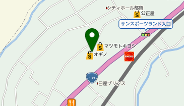 ドラッグストア マツモトキヨシ 都留田野倉店の地図画像
